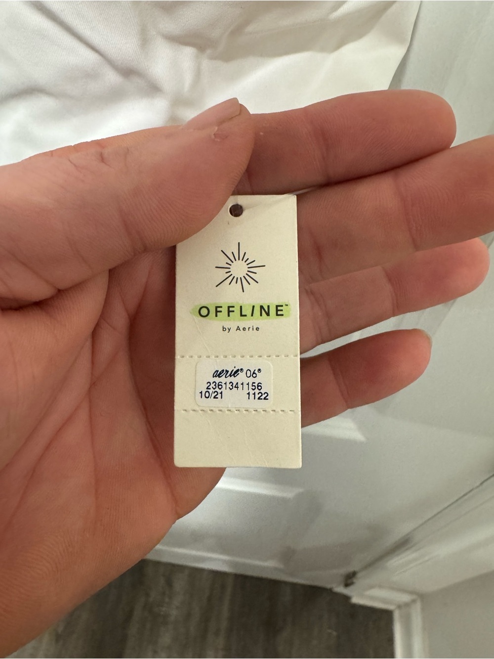 aerie White Scallop-Hem Bralette Tank - Picture 5 of 5
